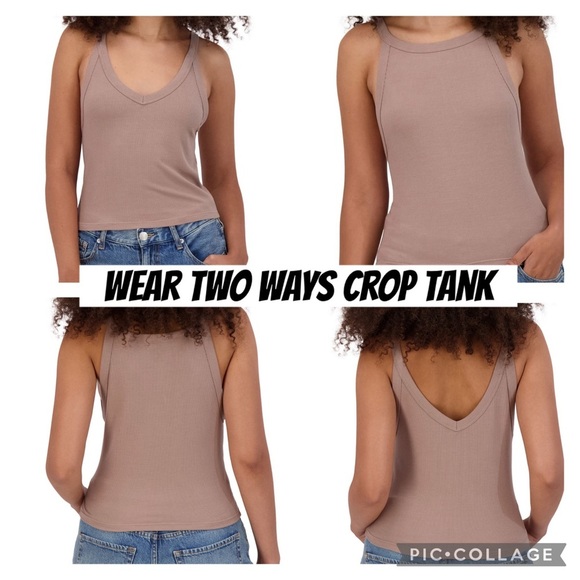 Aeropostale Two Ways Crop Tank(Bust 38”-39.5”
Length 18”) - Picture 1 of 6